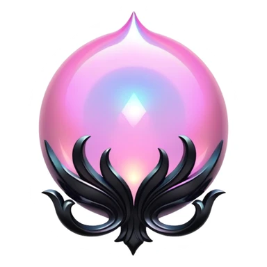  Black-pink-Iridescent-aesthetic-scenic-Decoration sticker