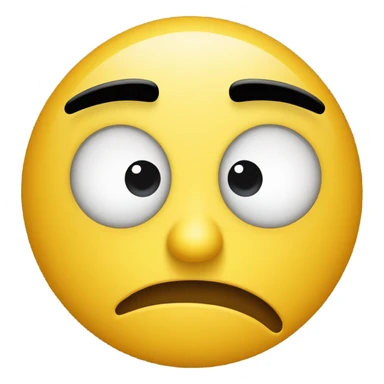 Stressed out emoji sticker