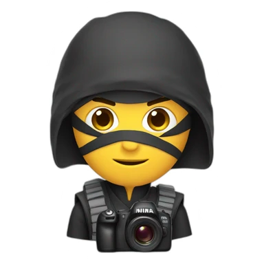 ninja filmmaker with camera sticker
