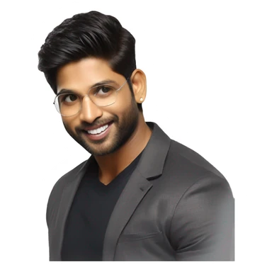 Tollywood actor allu arjun sticker