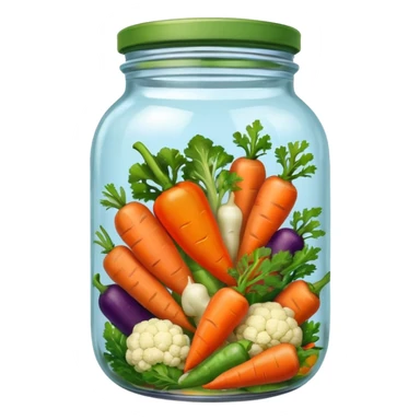 a mix jar of carrót, peppers and cauliflower






 sticker