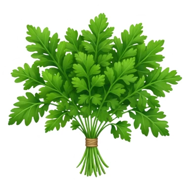 coriander bunch sticker