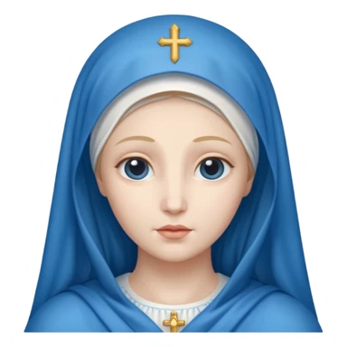 Virgin mary sticker
