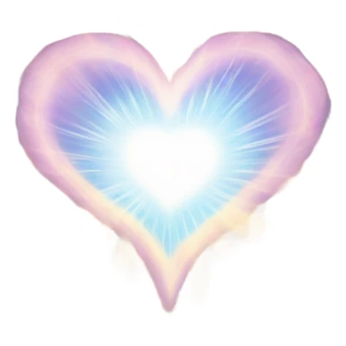 Spiritual healing heart  sticker