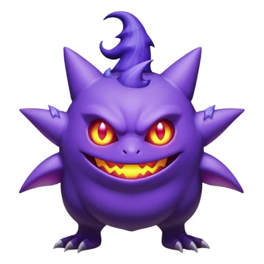 Mismagius-Misdreavus-Gengar-Haunter-Fakémon-hybrid-creature (full body)  sticker
