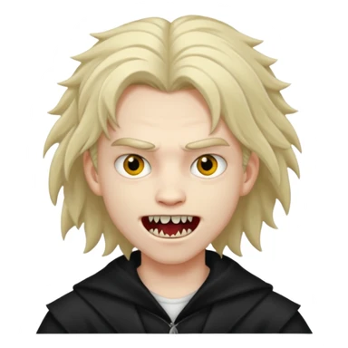 Vampire, hair Locks medium, boy  sticker