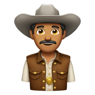 Mexican cowboy  sticker