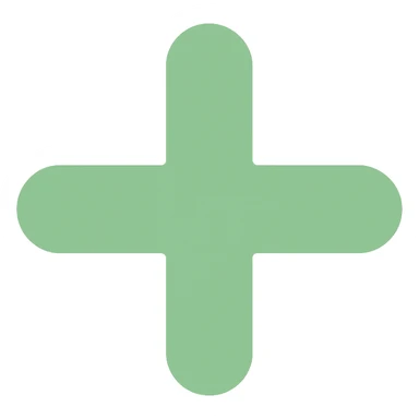 bold green plus icon with rounded edges, suitable for a changelog Discord channel sticker