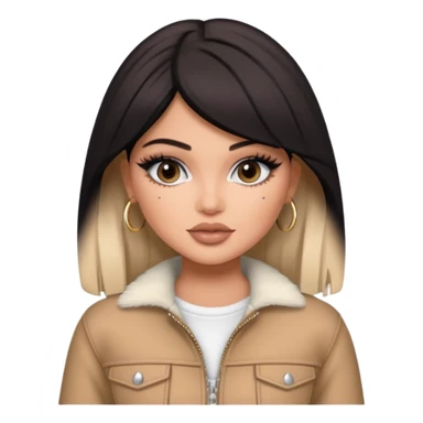 kylie jenner as pretty bratz baddie sticker