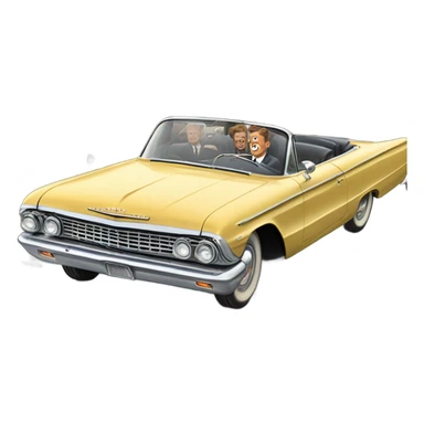 John F. Kennedy cars incident sticker