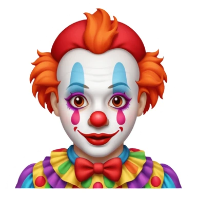 Clown with Red Nose sticker