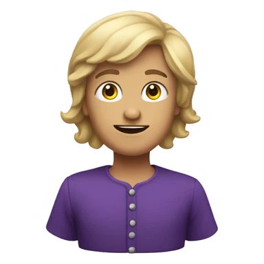 Un fou violet sticker