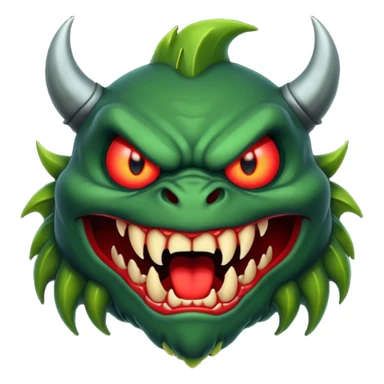 A very big scary monster sticker