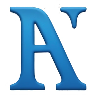 letter N with blue collor sticker
