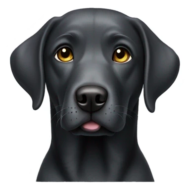 Charcoal Labrador retriever  sticker
