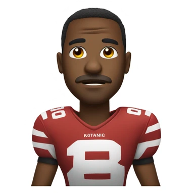 Dumb football sticker