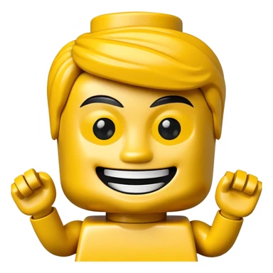a lego character sticker