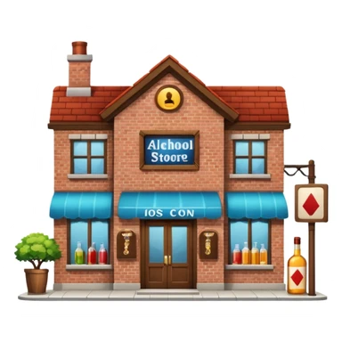 Alcohol store building sticker