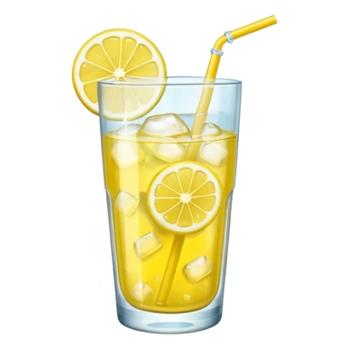 lemonade with big ice sticker