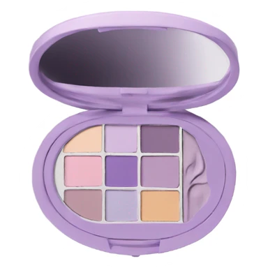 eyeshadow box pastel purple  sticker
