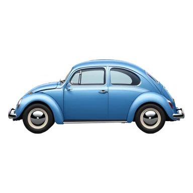 volkswagen coccinelle side vuew  sticker