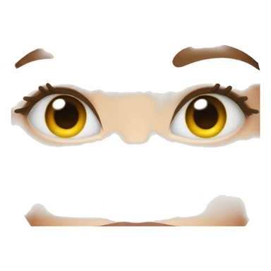 Long eyelashes sticker