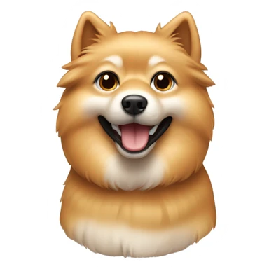 Beige caramel spitz sticker