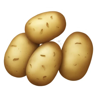 potato crop icon sticker