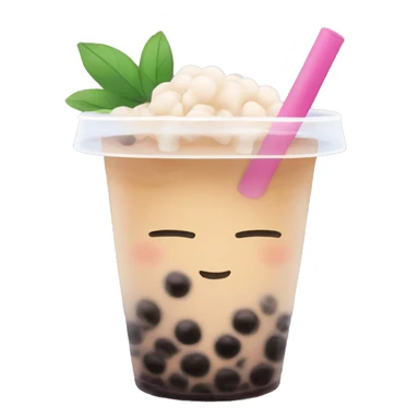 Bubble tea sticker