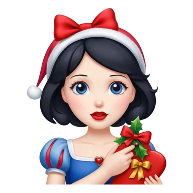 Disney snow white Christmas  sticker
