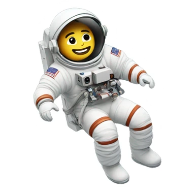 astronaut floating in space with Philippine sticker