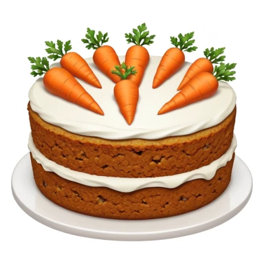 Carrot cake sticker