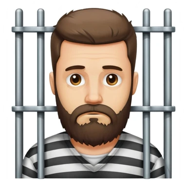 guy in jail sticker