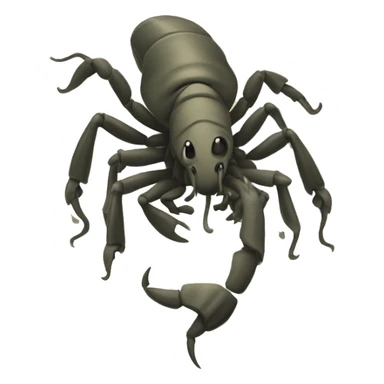 crying Nigel the scorpion sticker