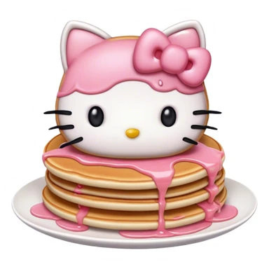 Hellokitty pancakes sticker