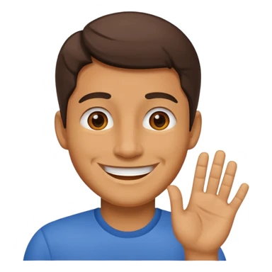 A man saying 6 7 sticker