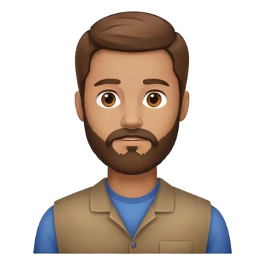 sakallı adam sticker