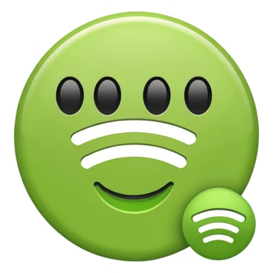 Spotify logo I want emoji  sticker