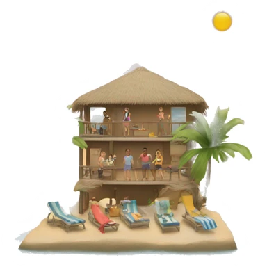 vacation with staff sticker