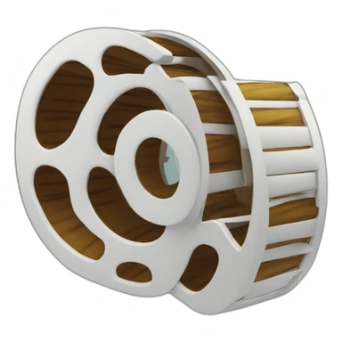 35mm film coil sticker