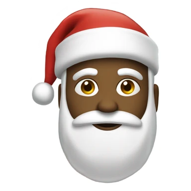 Saluting Santa sticker