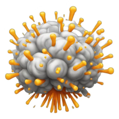 cerveau explosion sticker