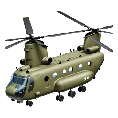 CH-47 Chinook Helicopter - boeing sticker