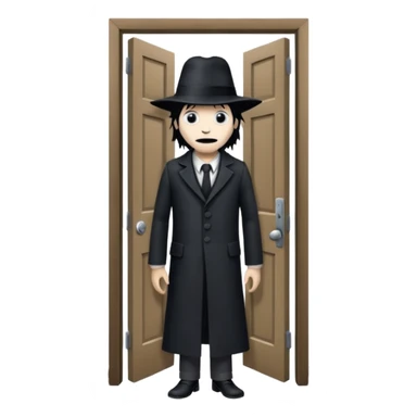 Babadook standing in the door sticker
