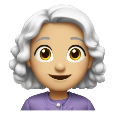 Edith saying hi sticker