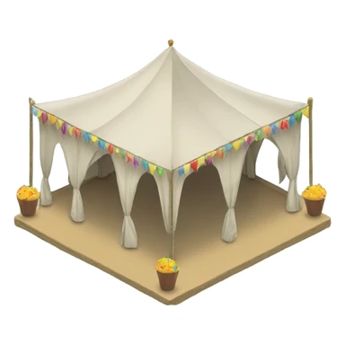 Large party tent sticker