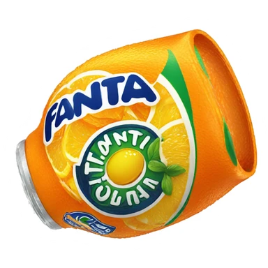 botella fanta sticker