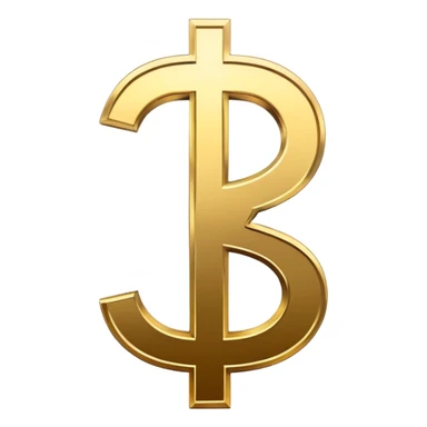 a dollar sign with a minus infront of it sticker