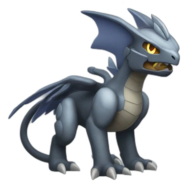 Zekrom from Pokémon sticker