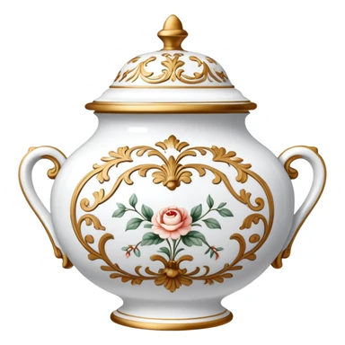 White romantic vintage aesthetic object sticker